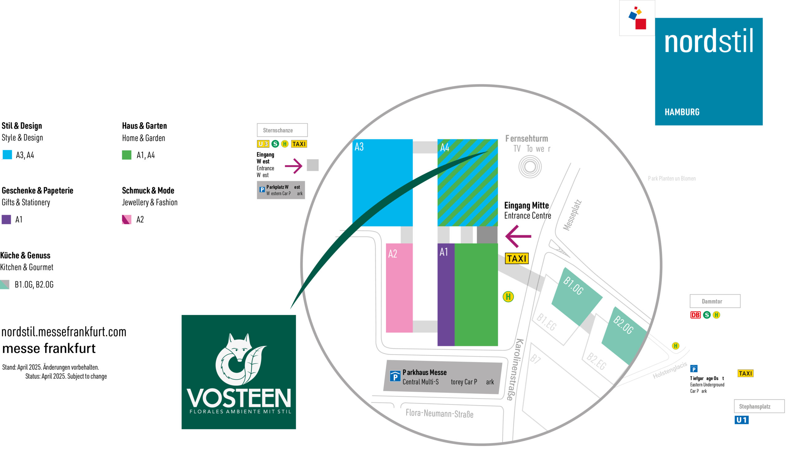 Geländeplan Nordstil