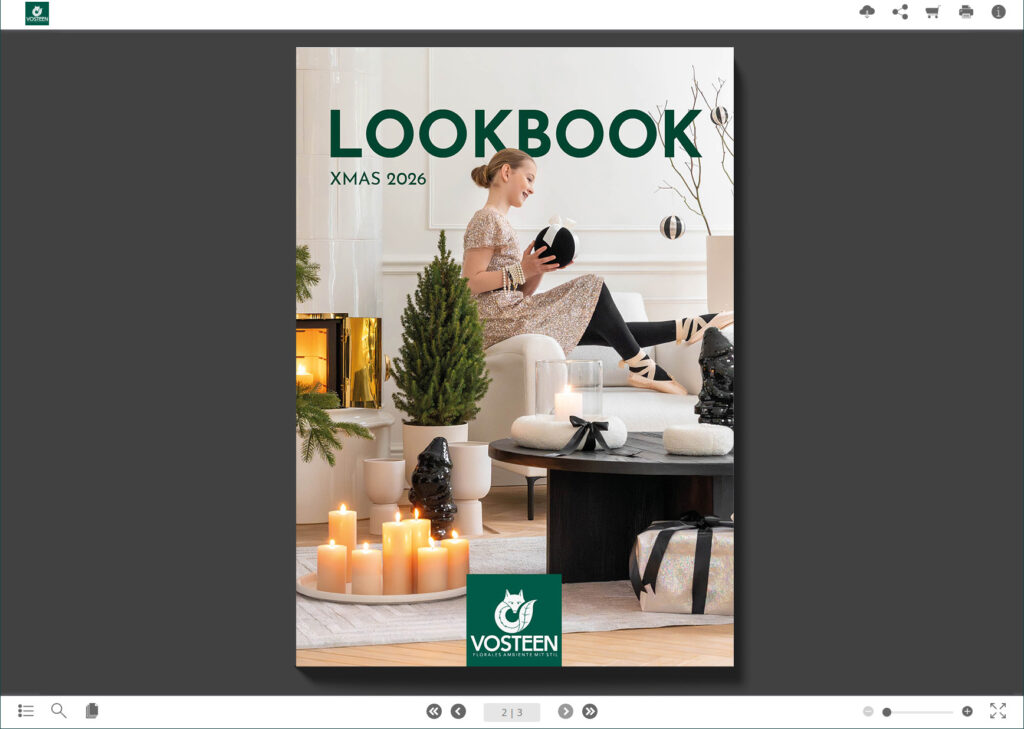 Vosteen • Floristenbedarf • Catalogues de tendances 9 26-1137-B-VOS_Titel-Kat_BK-Web_Xmas_1